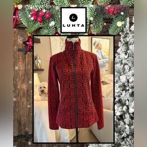 Luhta Women's Red Jacket/ base Top/ Ski Aspres top